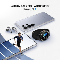Samsung Galaxy S25 Ultra AI Phone, 512GB Storage, 12GB RAM, Titanium Whitesilver, UAE Version, 1 Year Samsung Warranty