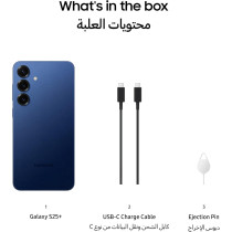 Samsung Galaxy S25 Plus AI Phone, 512GB Storage, 12GB RAM, Navy, UAE Version, 1 Year Samsung Warranty
