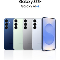 Samsung Galaxy S25 Plus AI Phone, 512GB Storage, 12GB RAM, Icyblue, UAE Version, 1 Year Samsung Warranty