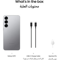 Samsung Galaxy S25 Plus AI Phone, 512GB Storage, 12GB RAM, Silver Shadow, UAE Version, 1 Year Samsung Warranty