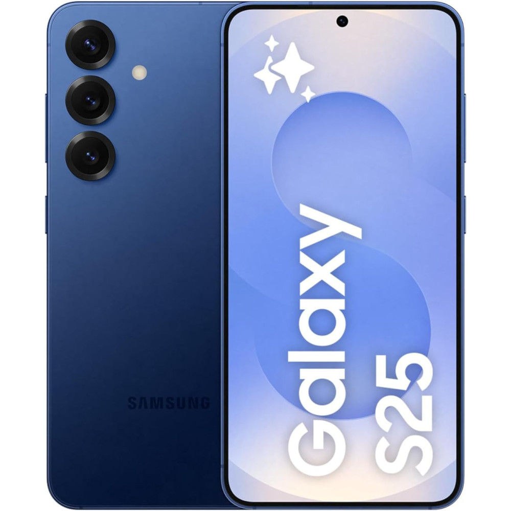 Samsung Galaxy S25 AI Phone, 256GB Storage, 12GB RAM, Navy, UAE Version, 1 Year Samsung Warranty