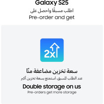 Samsung Galaxy S25 AI Phone, 256GB Storage, 12GB RAM, Icyblue, UAE Version, 1 Year Samsung Warranty
