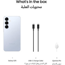 Samsung Galaxy S25 AI Phone, 256GB Storage, 12GB RAM, Icyblue, UAE Version, 1 Year Samsung Warranty