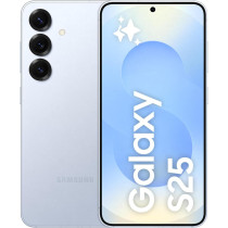 Samsung Galaxy S25 AI Phone, 256GB Storage, 12GB RAM, Icyblue, UAE Version, 1 Year Samsung Warranty