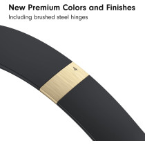 Beats Solo 4 Wireless Bluetooth On-Ear Headphones, Apple & Android Compatible, Up to 50 hours of Battery Life Black/Gold MC2L4