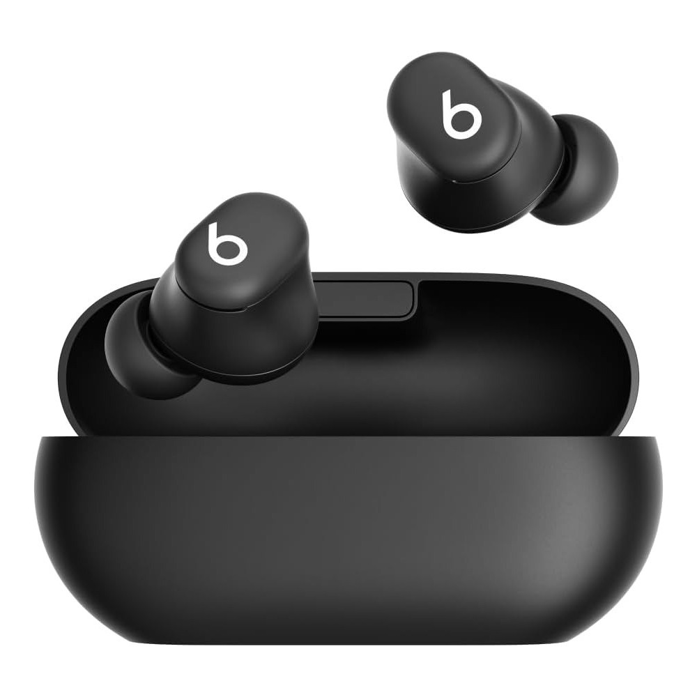 Beats Solo Buds Wireless Bluetooth Earbuds 18 Hours of Battery Life Apple & Android Compatibility Built-in Microphone Matt Black MUWV3