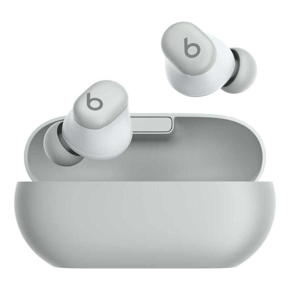 Beats Solo Buds Wireless Bluetooth Earbuds 18 Hours of Battery Life Apple & Android Compatibility Built-in Microphone Storm Grey MUVY3