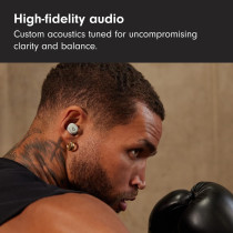 Beats Solo Buds Wireless Bluetooth Earbuds 18 Hours of Battery Life Apple & Android Compatibility Built-in Microphone Storm Grey MUVY3