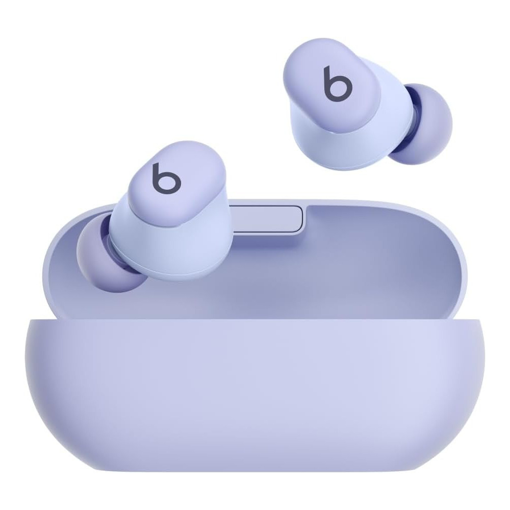 Beats Solo Buds Wireless Bluetooth Earbuds 18 Hours of Battery Life Apple & Android Compatibility Built-in Microphone Arctic Purple MUVX3