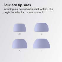 Beats Solo Buds Wireless Bluetooth Earbuds 18 Hours of Battery Life Apple & Android Compatibility Built-in Microphone Arctic Purple MUVX3