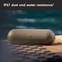 Beats Pill Wireless Bluetooth Speaker and Portable Charger via USB-C, Champagne Gold MW463