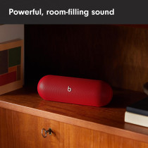 Beats Pill Wireless Bluetooth Speaker and Portable Charger via USB-C, Red MWQW3