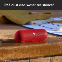 Beats Pill Wireless Bluetooth Speaker and Portable Charger via USB-C, Red MWQW3