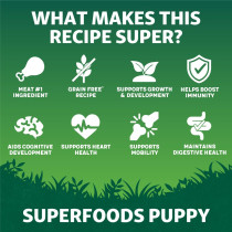 Harringtons 10kg Superfoods Chicken with Vegetables Puppy Dry Dog Food