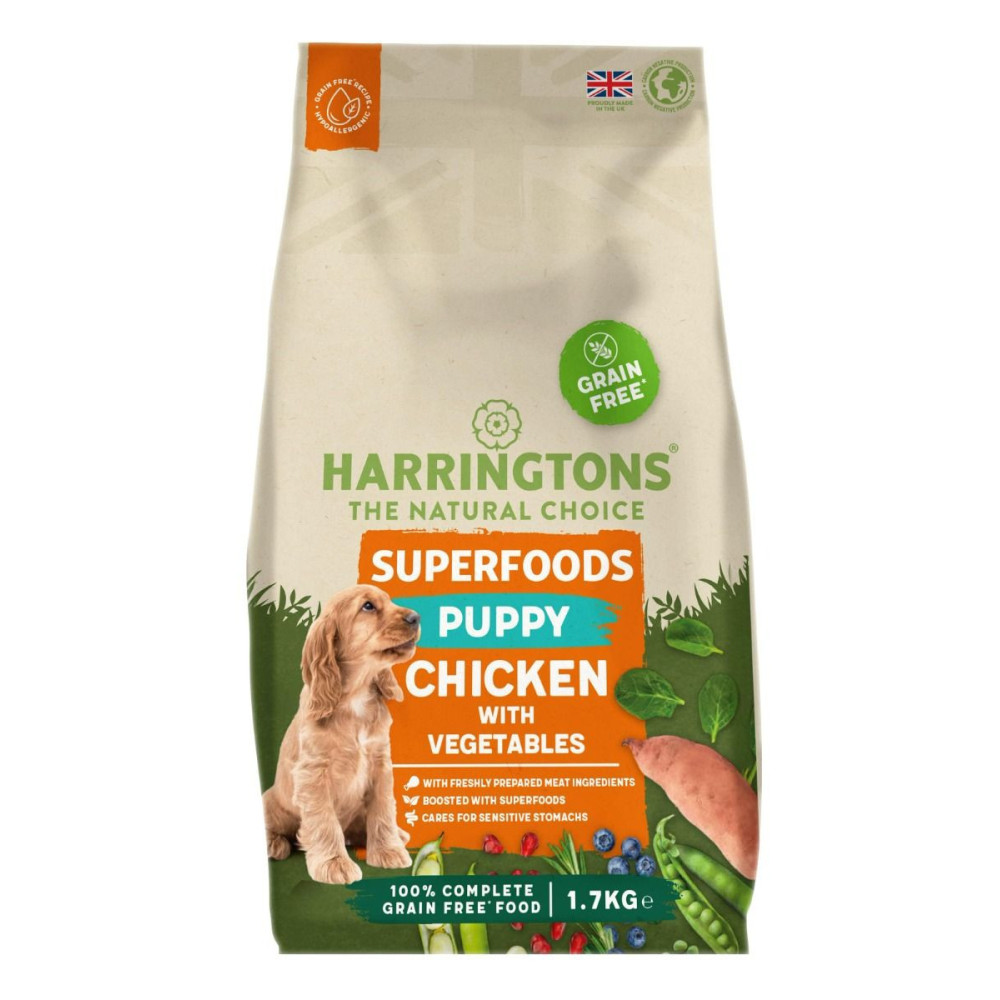 Harringtons 10kg Superfoods Chicken with Vegetables Puppy Dry Dog Food