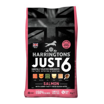 Harringtons 2Kg Just 6 Salmon Grain Free Dry Dog Food