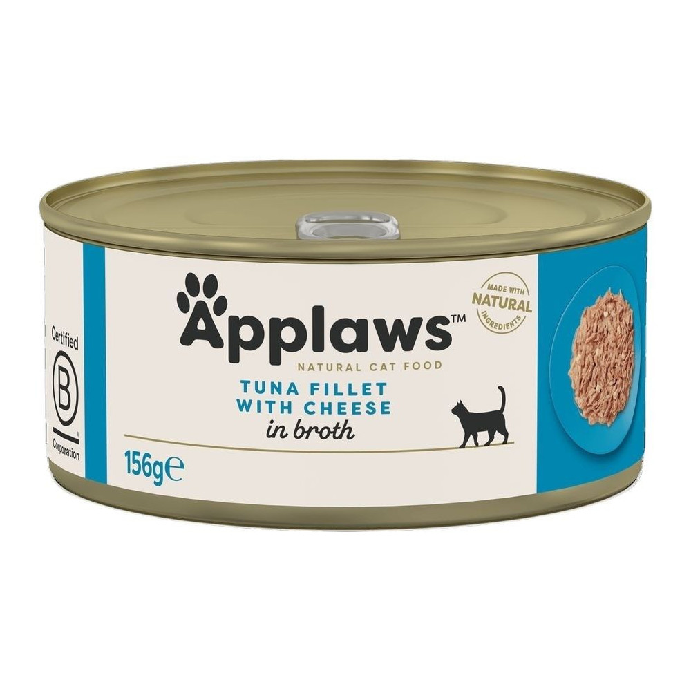 Applaws 156g Tin, Tuna with Cheese Adult Wet Cat Food
