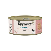 Applaws 70g Tin Tuna with Salmon in Jelly Senior Wet Cat Food