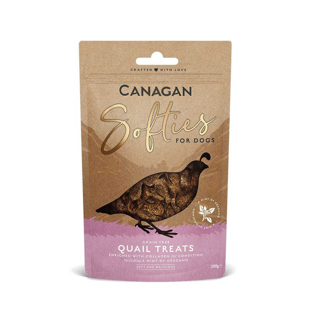 Canagan 200g x 4pcs Softies Grain Free Quail Dog Treats