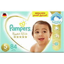 Pampers Premium Care Newborn Taped Diapers, Size 1, 2-5kg, Softest Absorption for Ultimate Skin Protection, 168 Count