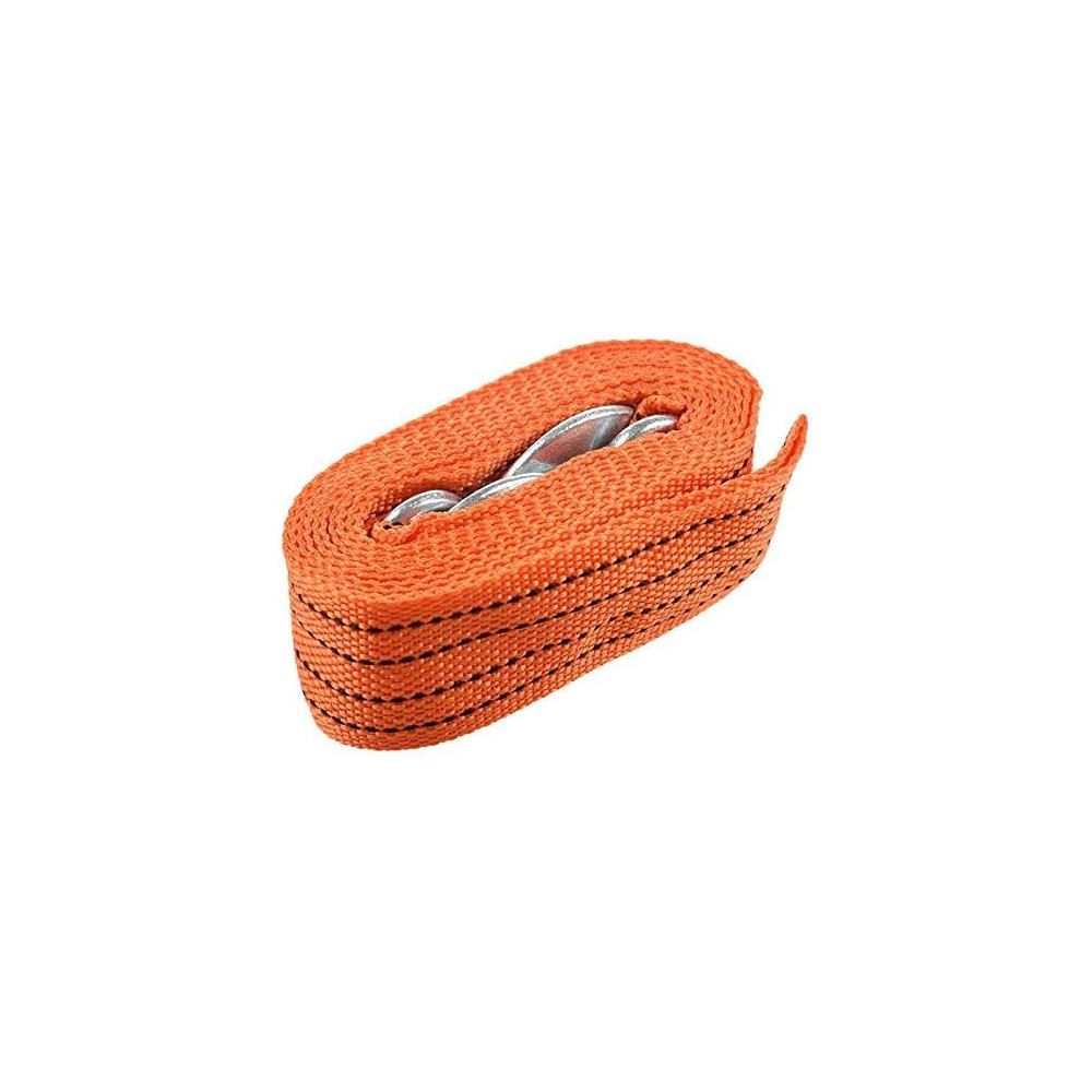 Professional Heavy Duty Self-Rescue Car Tow Rope Strap Belt Nylon Strong Hook Towing Cable Trailer 3M