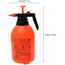 Volwco Handheld Portable Pressurized Garden Sprayer, 2 Litre