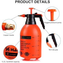 Volwco Handheld Portable Pressurized Garden Sprayer, 2 Litre