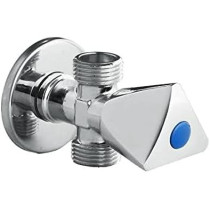 Abbasali Two Way Angle Valve With Teflon Tape For Connecting Washing Machine And Shattaf Set Or Any Other Sanitary Purpose
