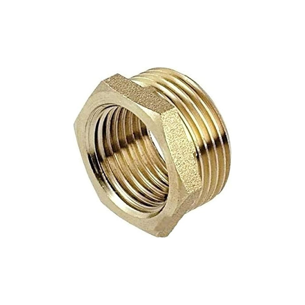 Brass Reducer Bush 1/2 x 3/8