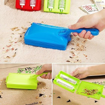Heads Handheld Carpet Brushes, Table Sweeper Crumb Cleaner Roller Tool Home Cleaning Accessaries, Multi-Colour