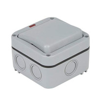 Switches - Wall Switch Outdoor Waterproof Dust-Proof Wall Switch Socket For Garden (11Ag201028-1)