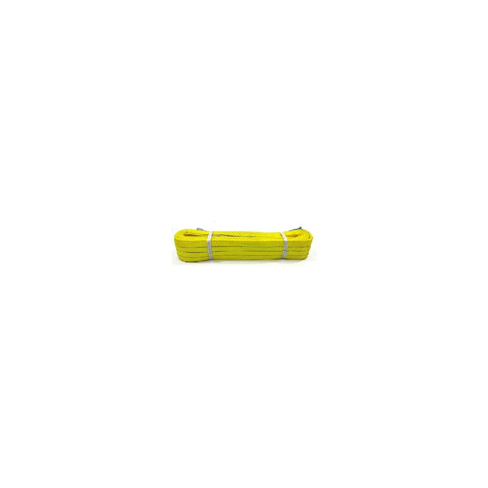 Abbasali 2 Ply Polyester Webbing Sling Yellow 75Mm 3Ton (4Meter)