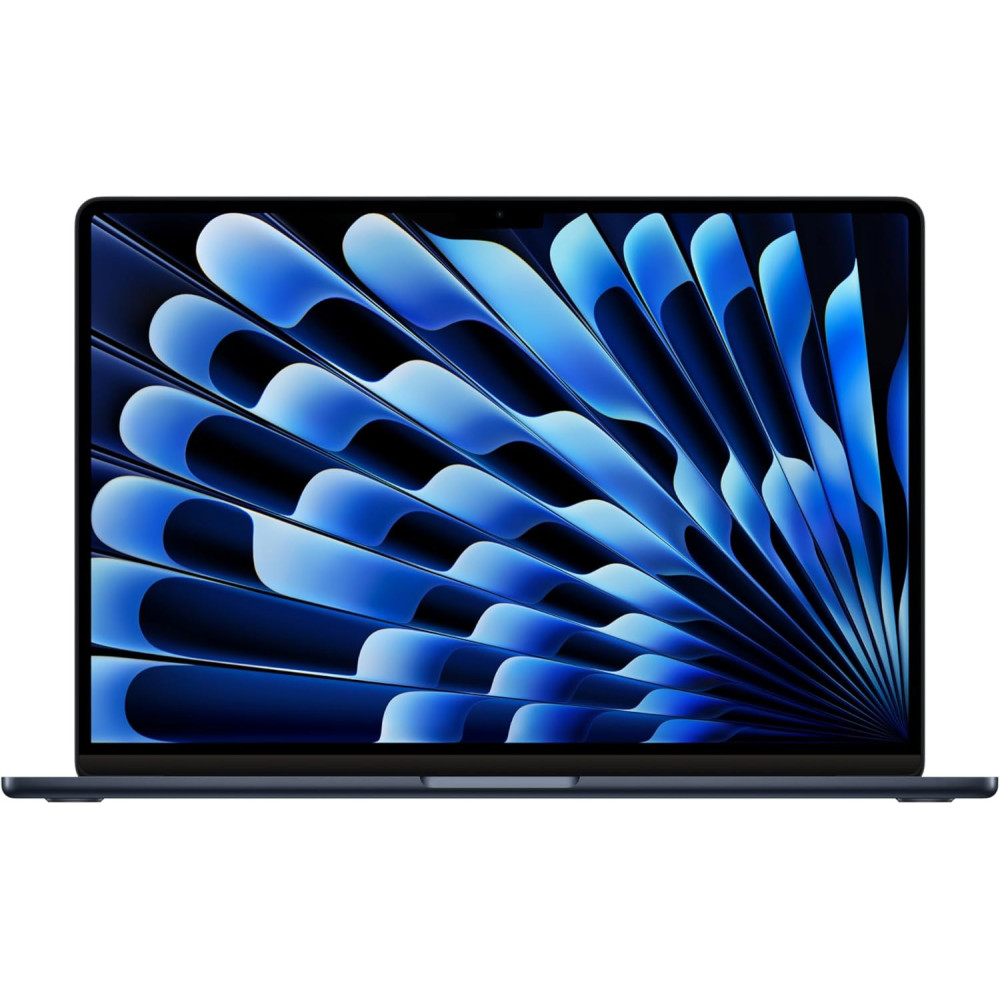 Apple 2024 MacBook Air 15 inch, M3 chip with 8‑core CPU And 10‑core GPU,16GB Unified Memory, 256GB Midnight, MC9G4