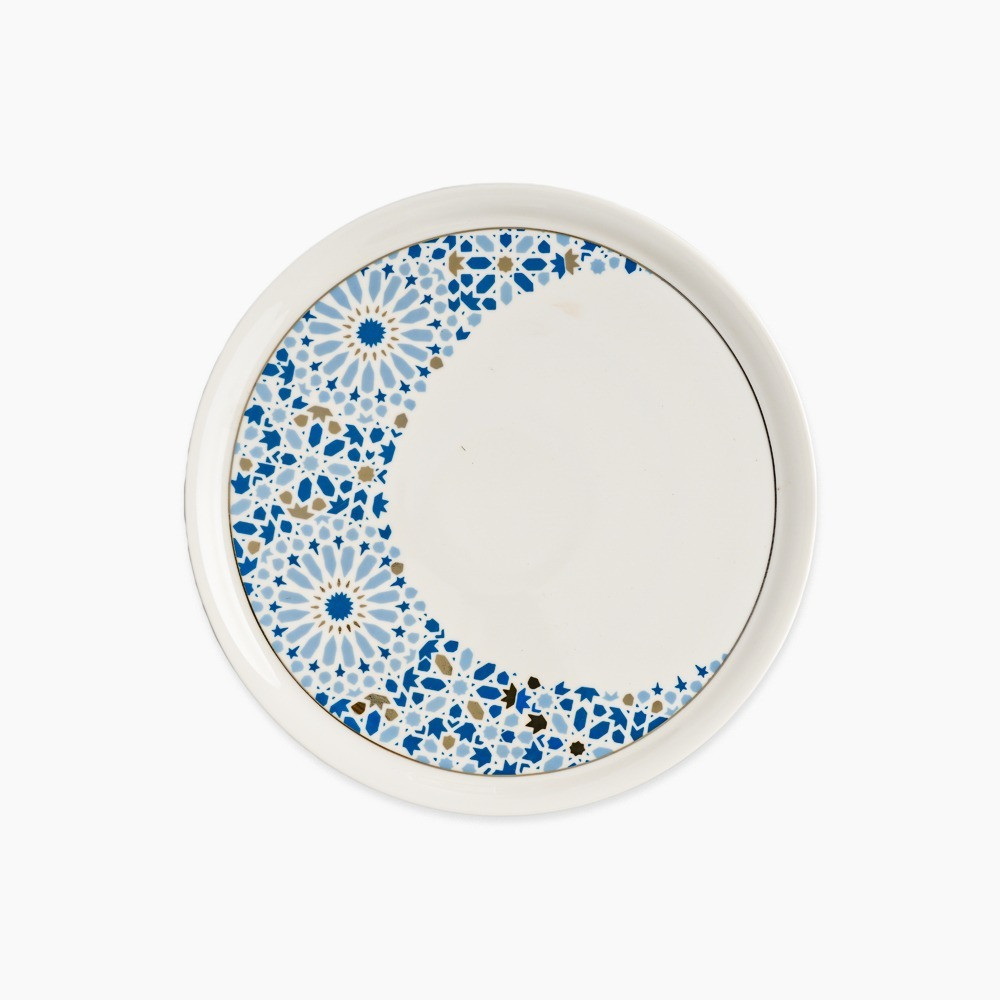 Homesmiths Ramadan Rosa Nogoum Serving Platter 33 Cm, Multicolour