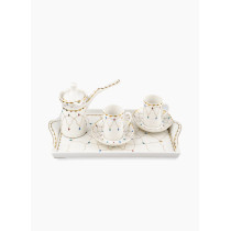Homesmiths Rosa Zina Turkish Coffee Set, 6 Pieces
