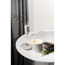 Otantik Asalah Large Scented Candle, Grey And Gold, Elegant Aromatherapy Candle For Home Decor, Living Room, Bedroom, Ramadan, And Special Occasions, Luxurious Fragrance