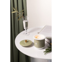 Otantik Asalah Large Scented Candle, Olive And Gold, Elegant Aromatherapy Candle For Home Decor, Living Room, Bedroom, Ramadan And Special Occasions, Luxurious Fragrance