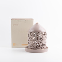Otantik Jiwar Medium Electronic Candle, Purple And Gold, Elegant Led Candle For Home Decor, Living Room, Bedroom, Ramadan And Special Occasions, Safe And Stylish Lighting