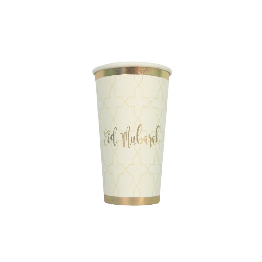 Peacock Supplies Eid Mubarak Party Cups (10Pk), For Occassions Like Ramadan