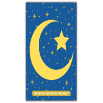Peacock Supplies Pin The Poster Game - Star, For Occassions Like Ramadan