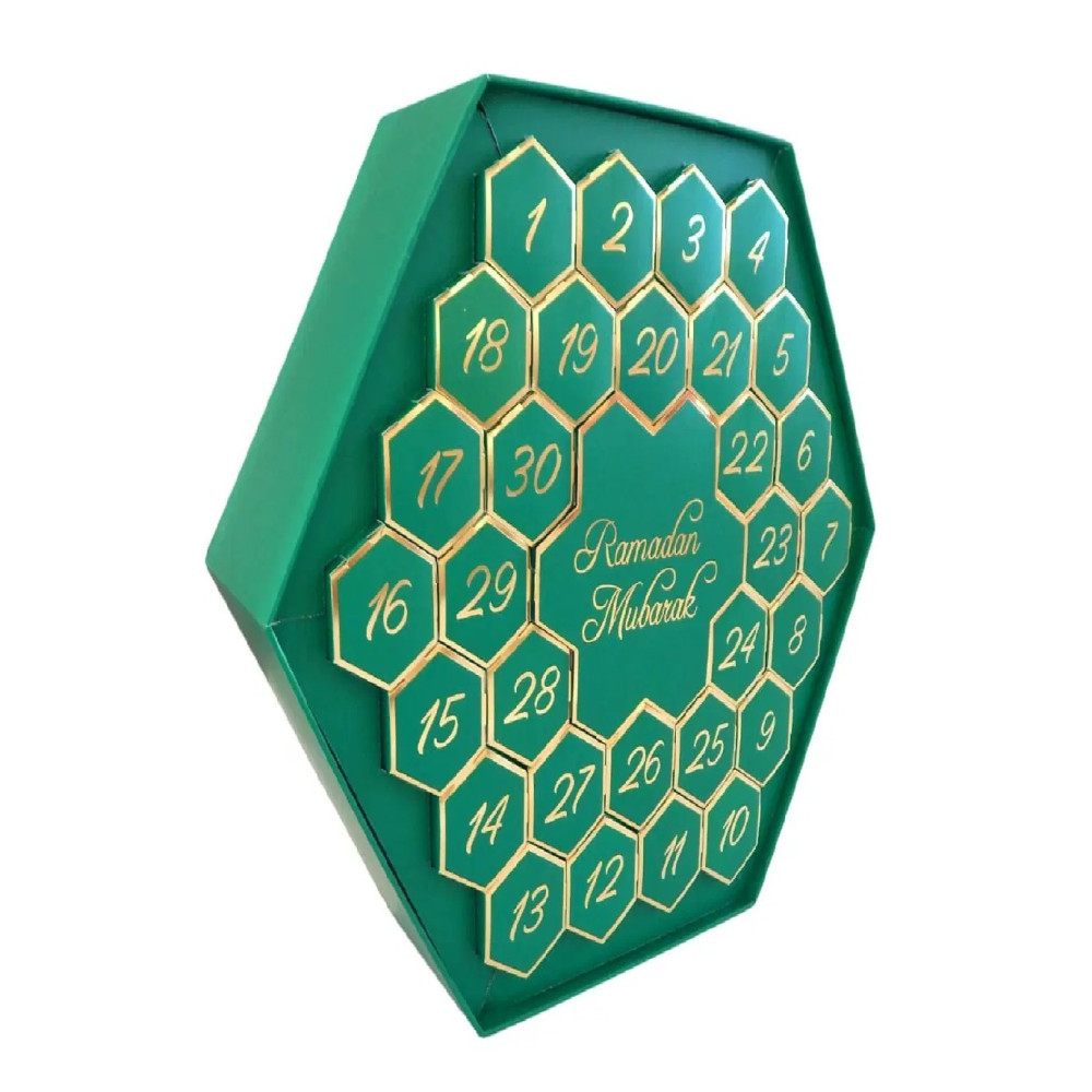 Peacock Supplies Ramadan Honeycomb Countdown Calendar, For Occassions Like Ramadan