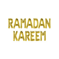 Peacock Supplies Ramadan Kareem Foil Balloons Gold, For Occassions Like Ramadan