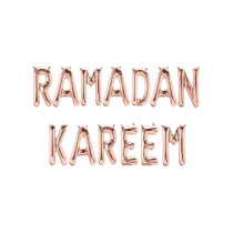 Peacock Supplies Ramadan Kareem Foil Balloons Rose Gold, For Occassions Like Ramadan