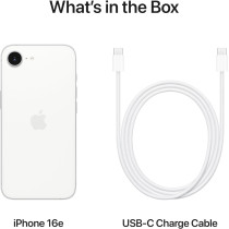 Apple iPhone 16e 256GB White, 1 Year Warranty UAE Version