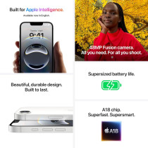Apple iPhone 16e 256GB White, 1 Year Warranty UAE Version