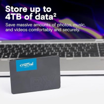 Crucial CT1000BX500SSD1 1tb BX500 2.5-Inch Serial ata 3d Nand Internal Solid State Drive, Black