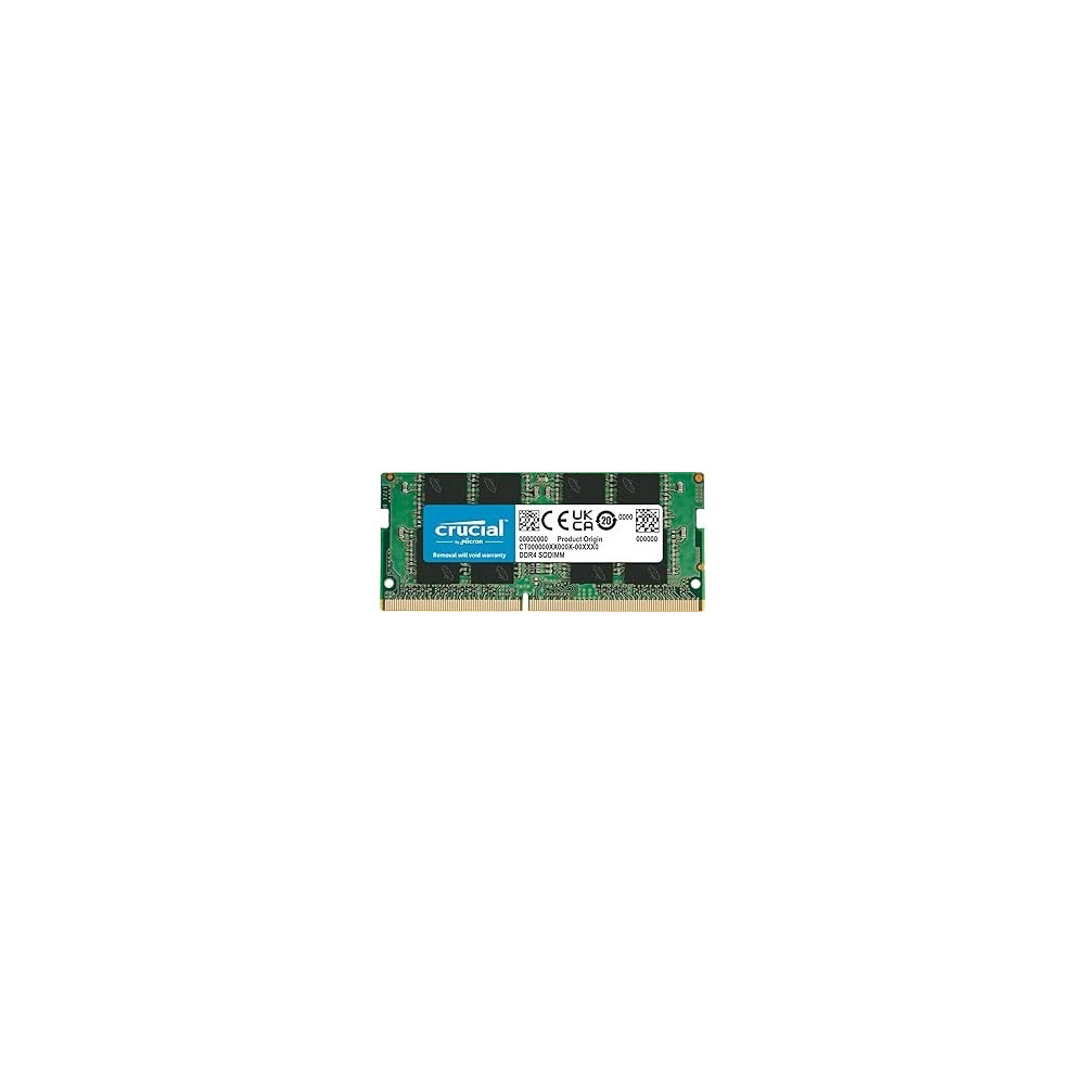 Crucial Basics 8GB DDR4 3200MT/s CL22 SODIMM 260-pin 1.2V Laptop Memory