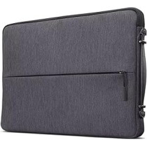 Lenovo Urban Sleeve for 14-inch Laptop/Notebook/Tablet Water Resistant Padded Compartments, Zippered Accessory Storage Reinforced Rubber Corners Extendable Handle, GX40Z50941 Charcoal Grey