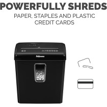 Fellowes Powershred P-30C 6-Sheet Cross-Cut Deskside Paper Shredder