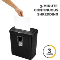 Fellowes Powershred P-30C 6-Sheet Cross-Cut Deskside Paper Shredder